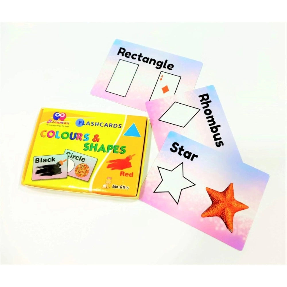 Flash Card-Colour N Shapes | Plastic | Educational Toys | 6+ Months Main image