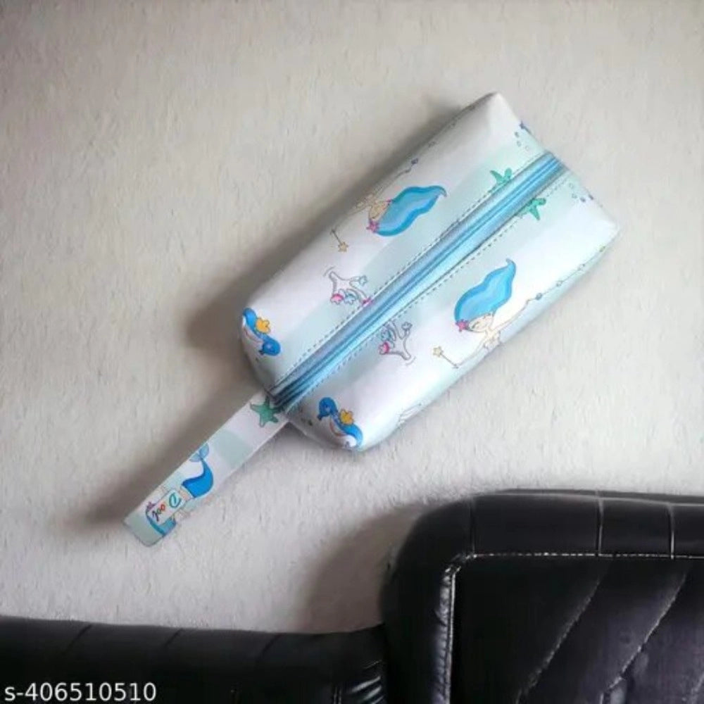 Pouch - Mermaid Theme | Canvas | Stationery | 5+ Years Secondary image