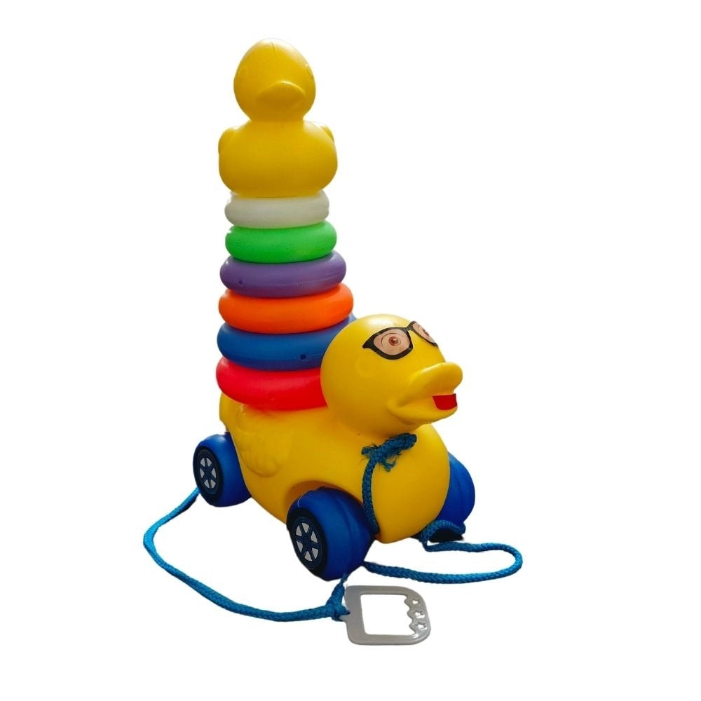 Dady Duck With Rings For Toddlers |   Plastic  |   Toys| 1+ Years Secondary image
