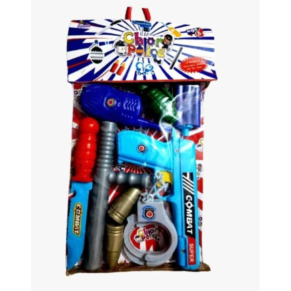8_Pcs Set Chor Police | Plastic | Toys | 5+ Years Secondary image
