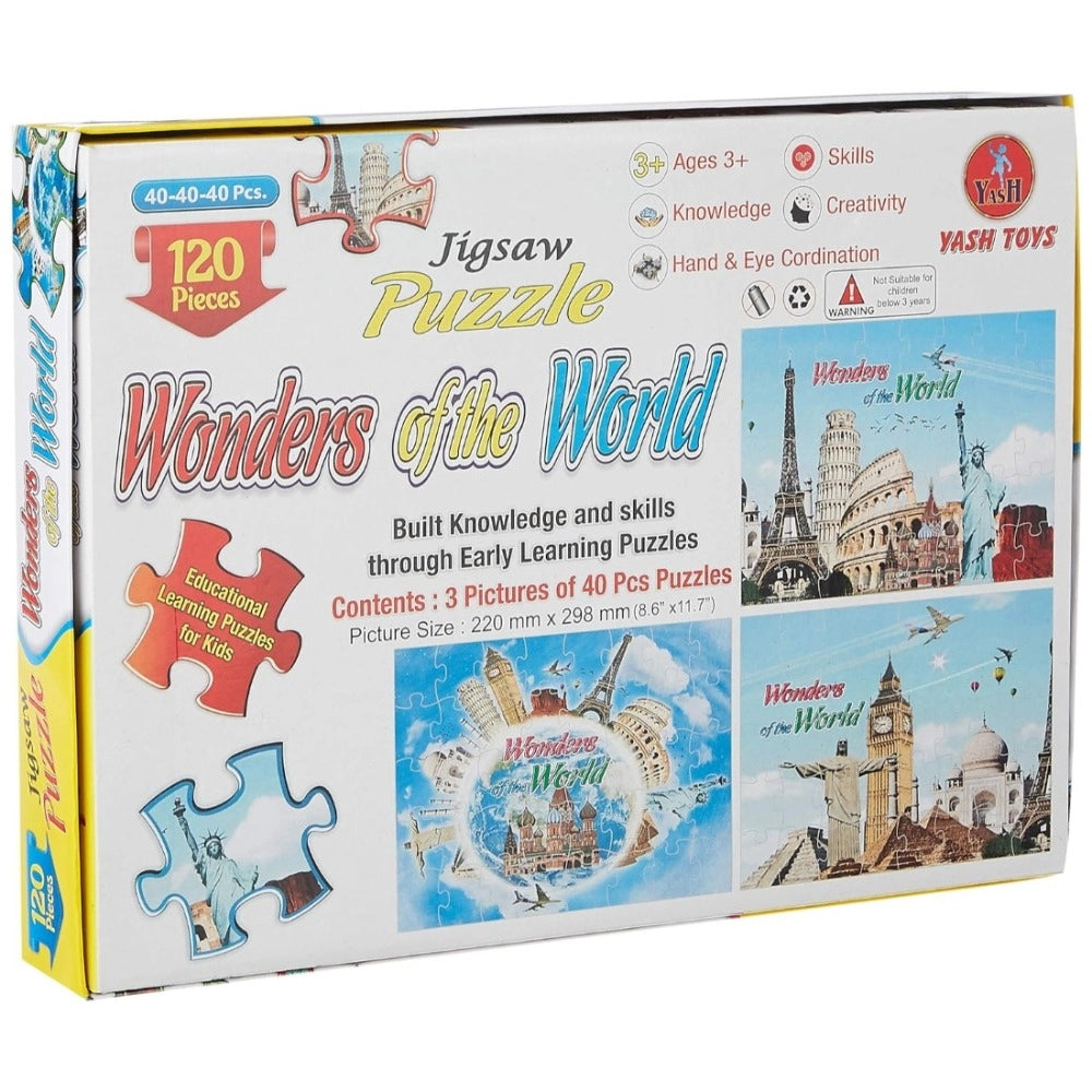120_Pcs Jigsaw Puzzle Wonders of the world Secondary image