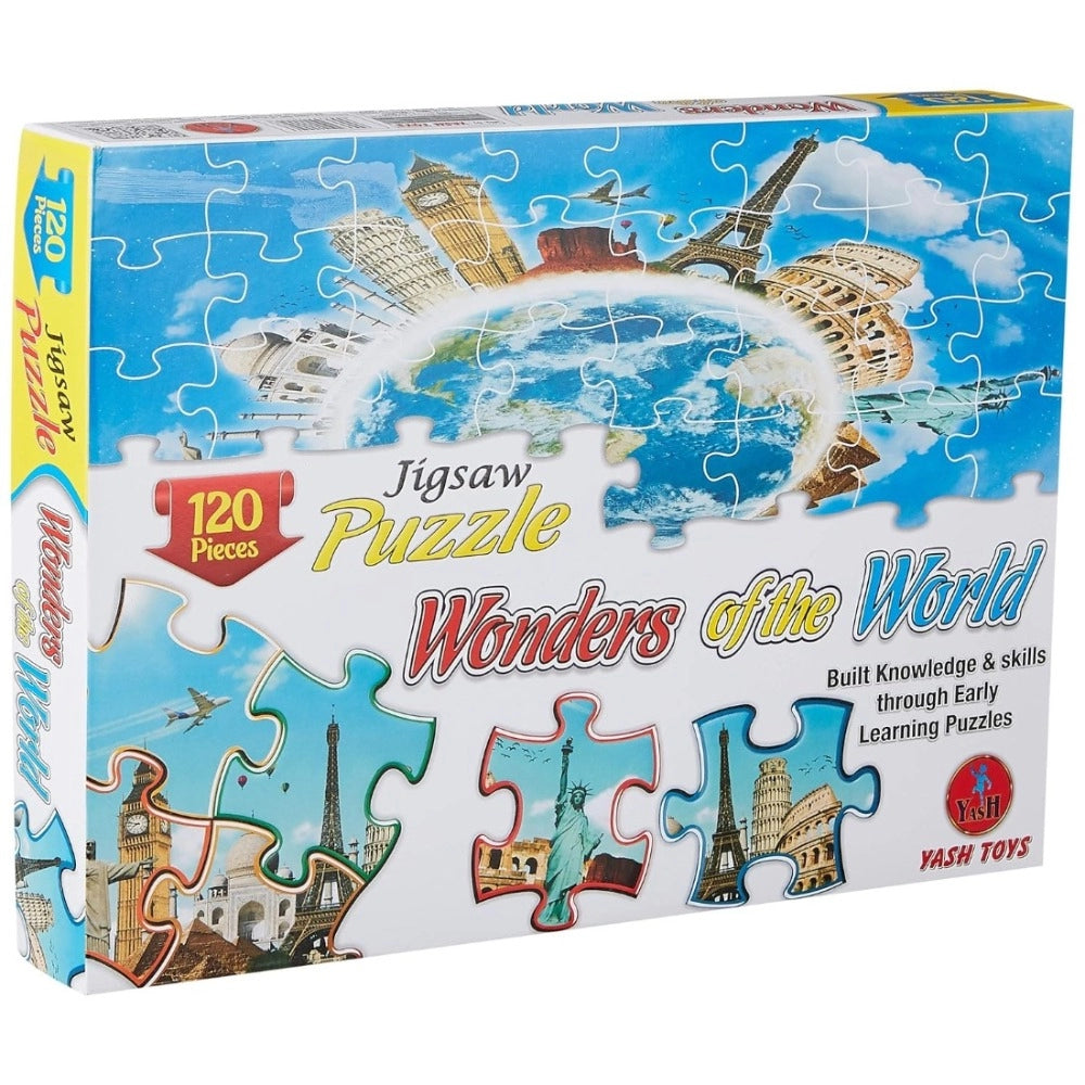 120_Pcs Jigsaw Puzzle Wonders of the world Main image
