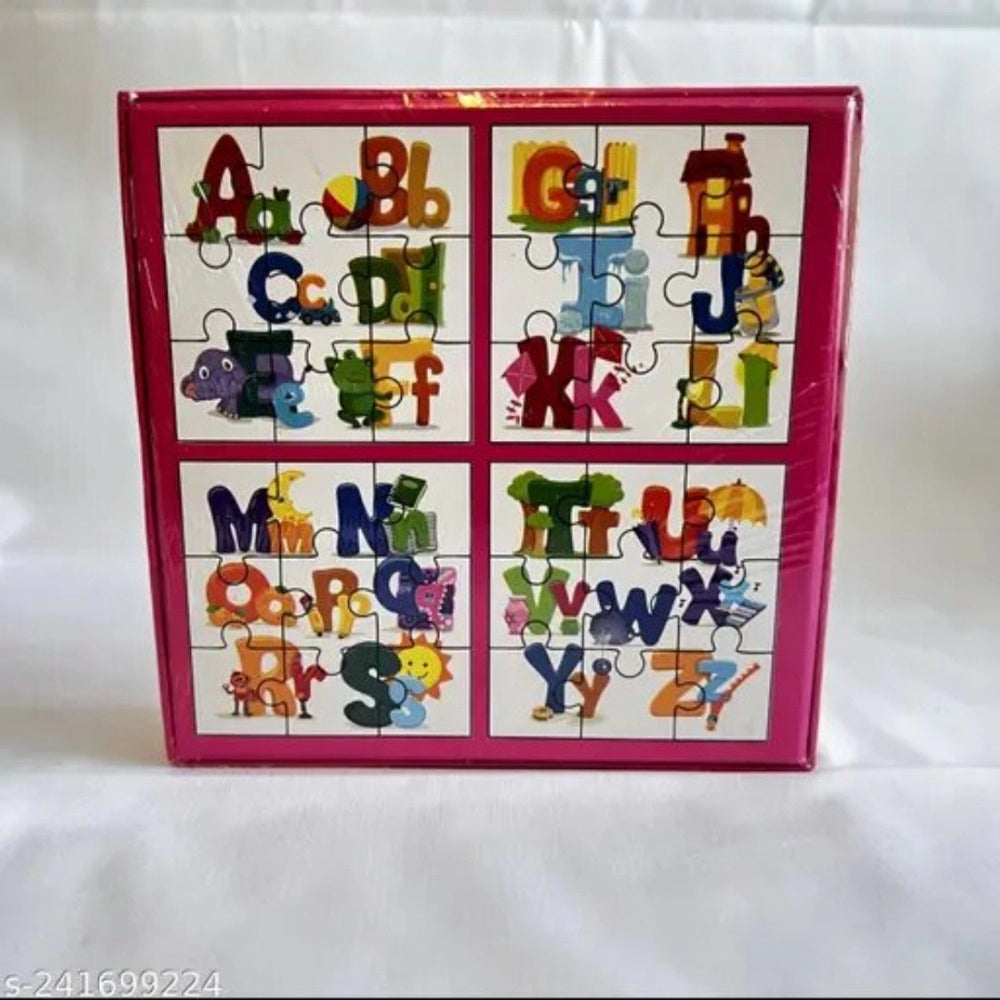 4_Pcs Set Alphapet Puzzle | Cardboard | Educational Toys | 4+ Years Secondary image