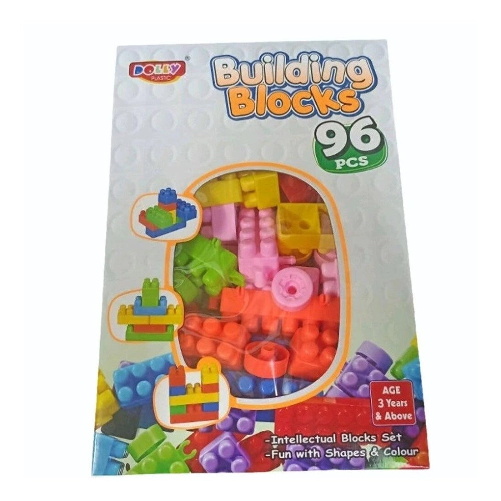 96_Pcs Set Building Blocks | Plastic | Educational Toys | 3+ Years Main image
