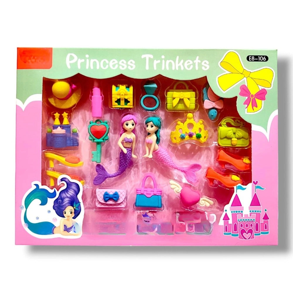 Eraser set - Mermaid theme | Rubber | Stationery | 5+ Years Secondary image