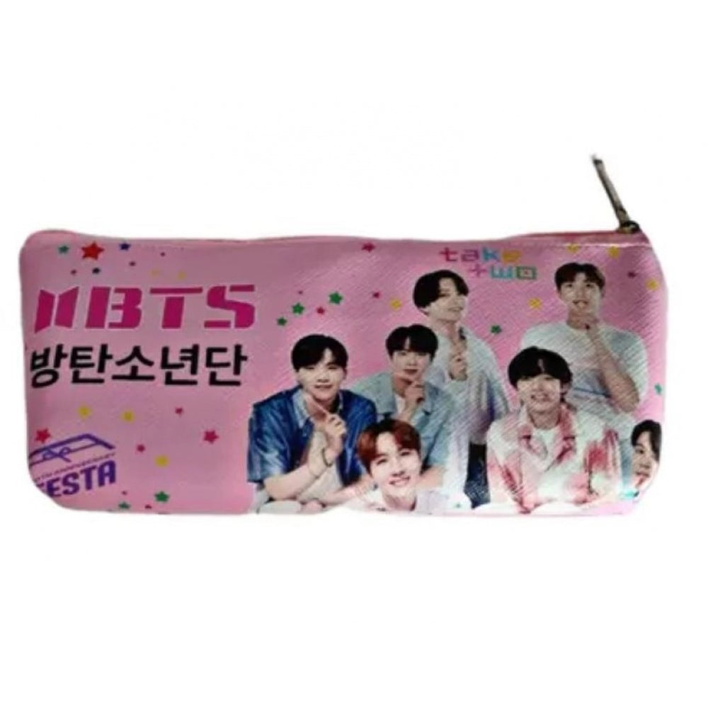 Pack Of_2 Pencil Pouch - BTS | Canvas | Stationery | 3+ Years Secondary image