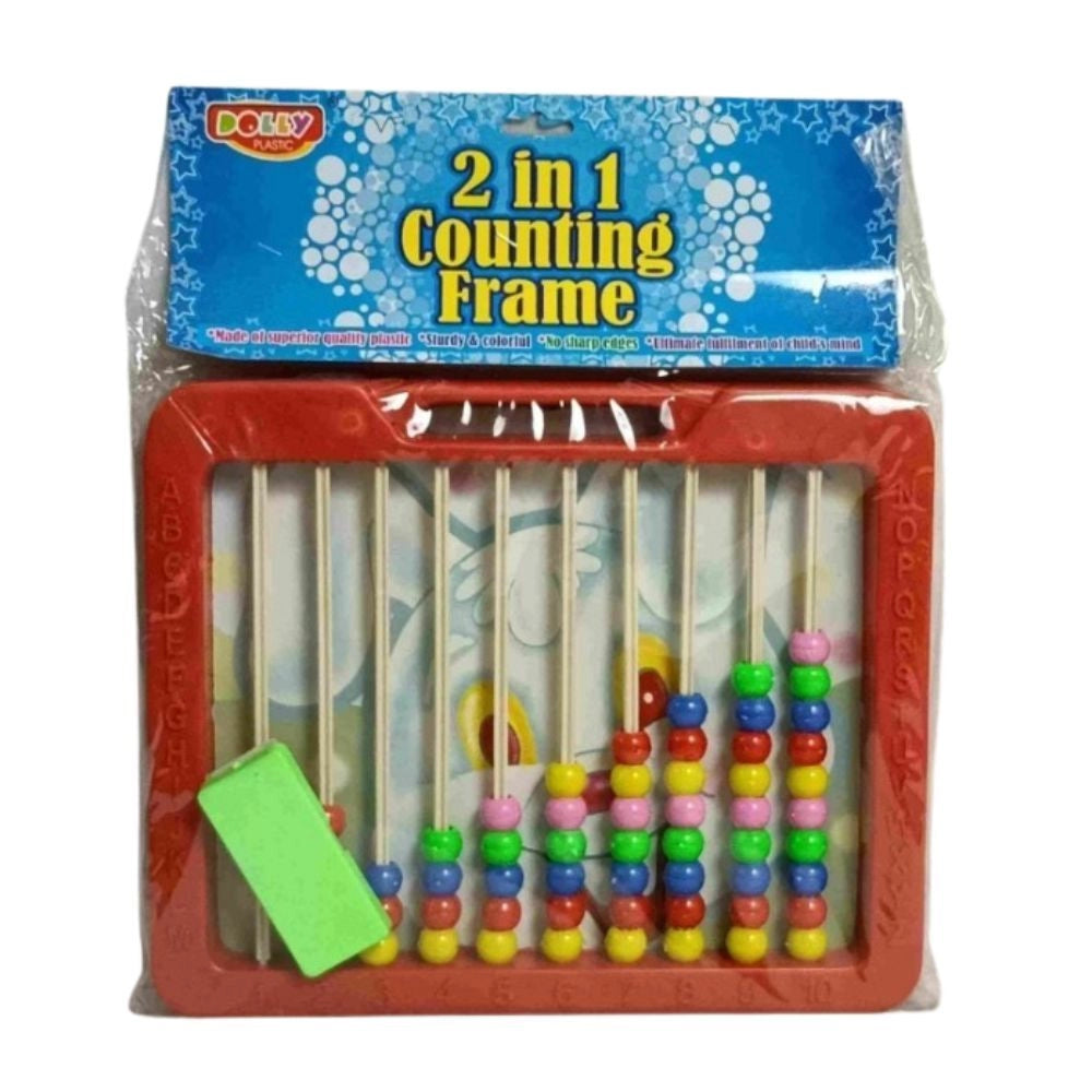 2 in 1 Counting Frame | Plastic | Educational Toys | 3+ Years Main image