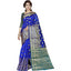 Generic Women's Jacquard Woven Saree With Unstitched Blouse 5.5Mtr (Multicolor)
