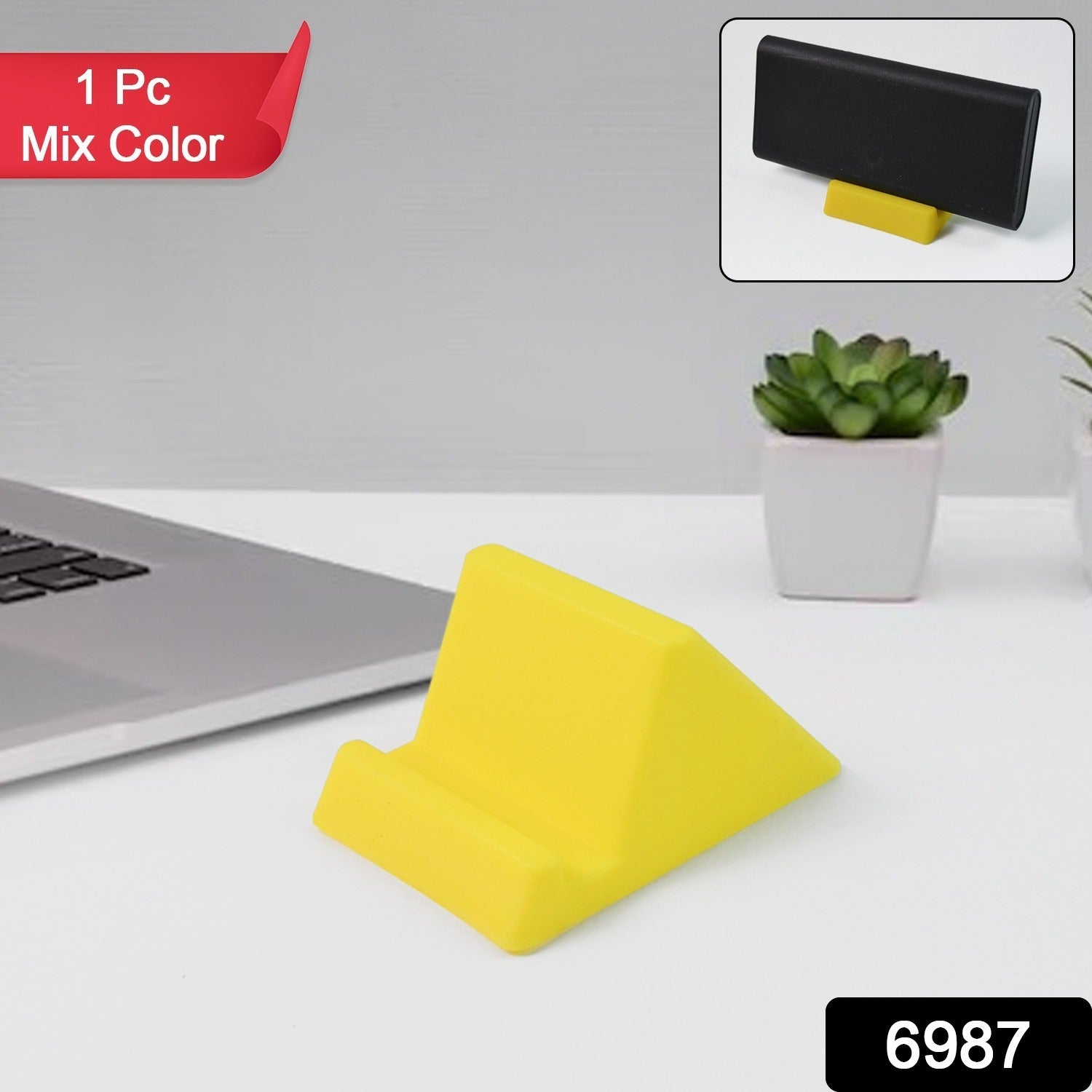 Plastic Mobile Phone Holder Stand – Compact & Minimalist Design Secondary image