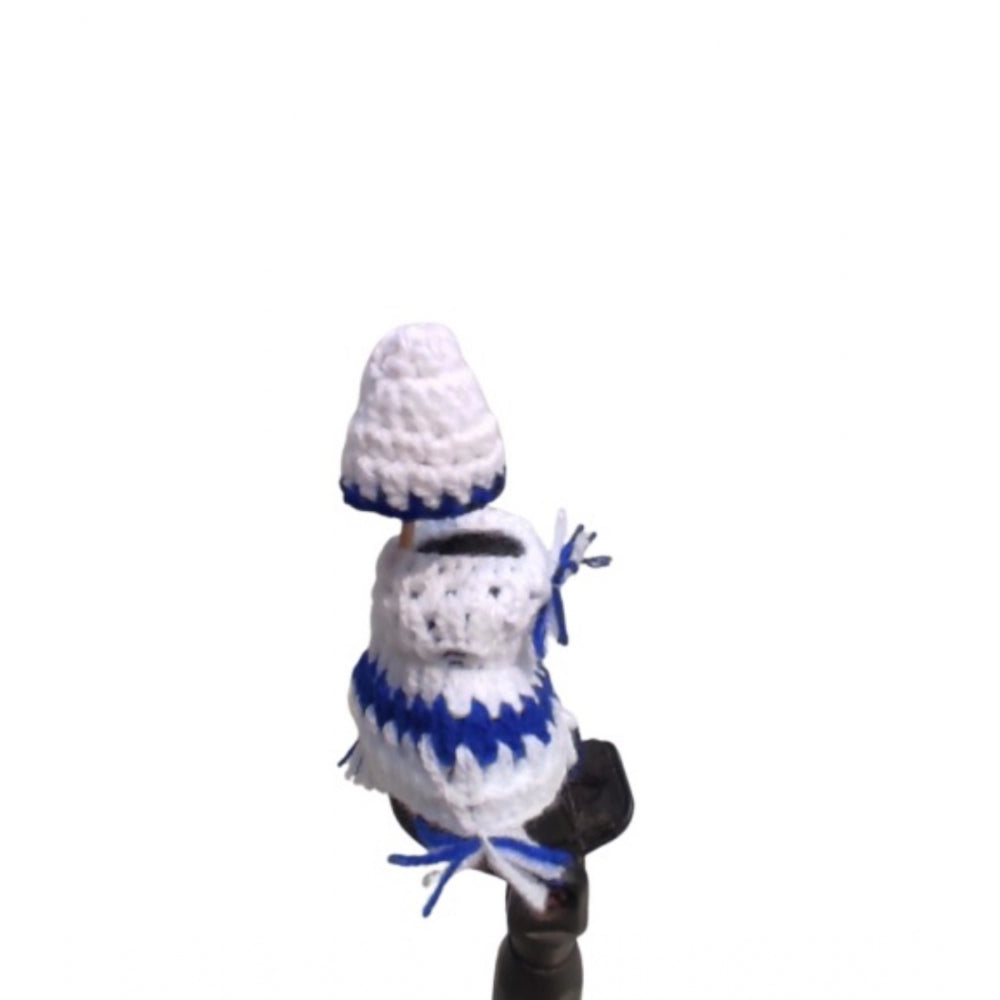 Generic Laddu Gopal Tharad Dress Size: 0 To 6 (White-Blue) Secondary image