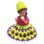 Generic Laddu Gopal Tharad Dress Size: 0 To 6 (Yellow-Blue)