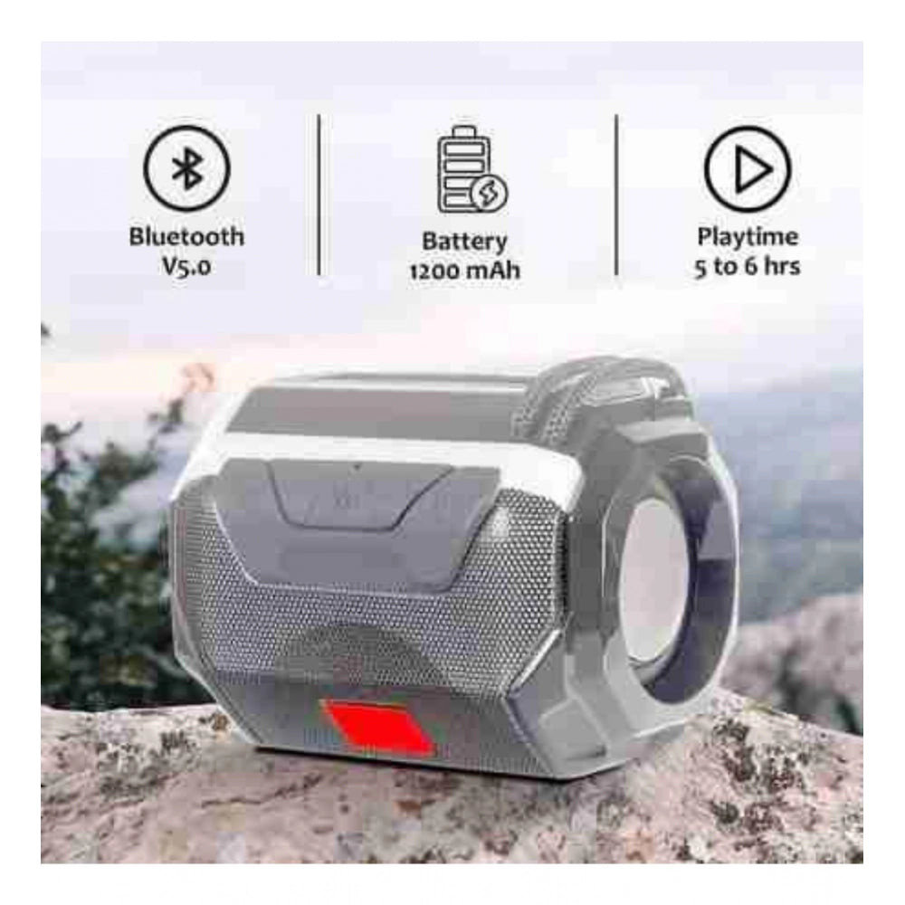 Generic Plastic Rubber Wireless A005 Bluetooth Speaker (Grey) Secondary image