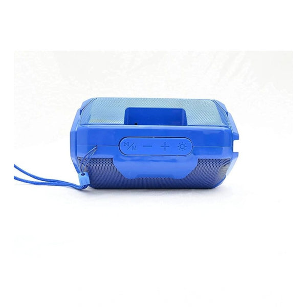 Generic Plastic Rubber Wireless AO105 Bluetooth Speaker (Blue)