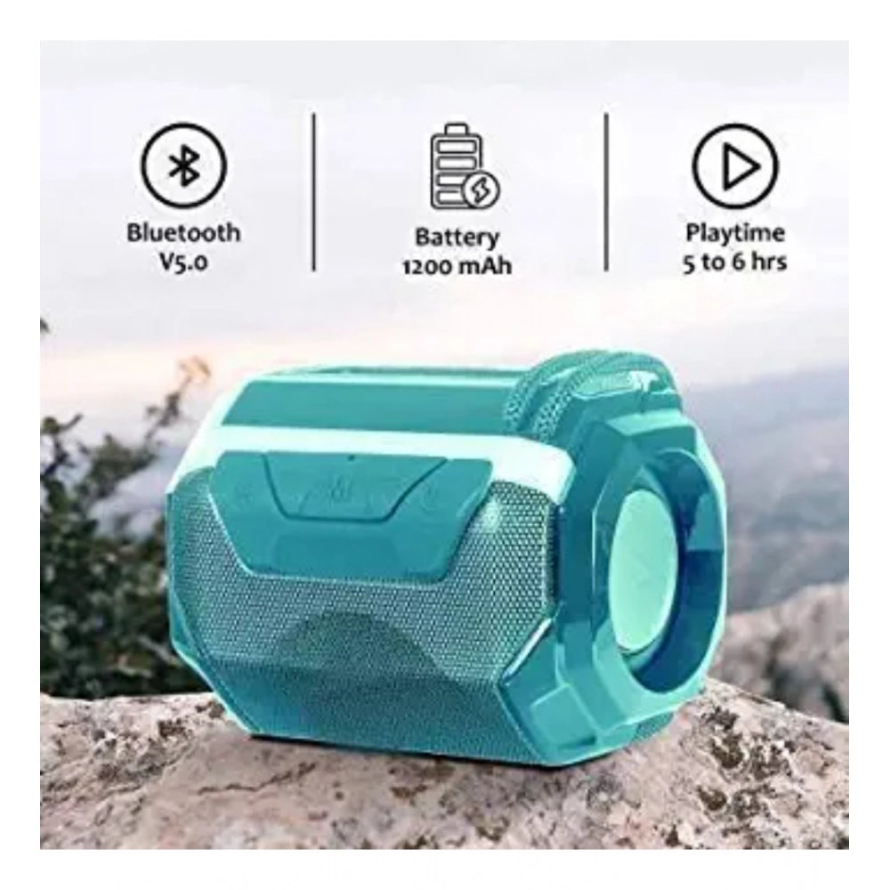 Generic Plastic Rubber Wireless A005 Bluetooth Speaker (Sky Blue) Secondary image