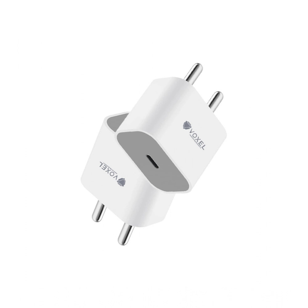 Generic VOXEL 20 Watt ' C ' Port PD Charger AB Plastic (White) Main image