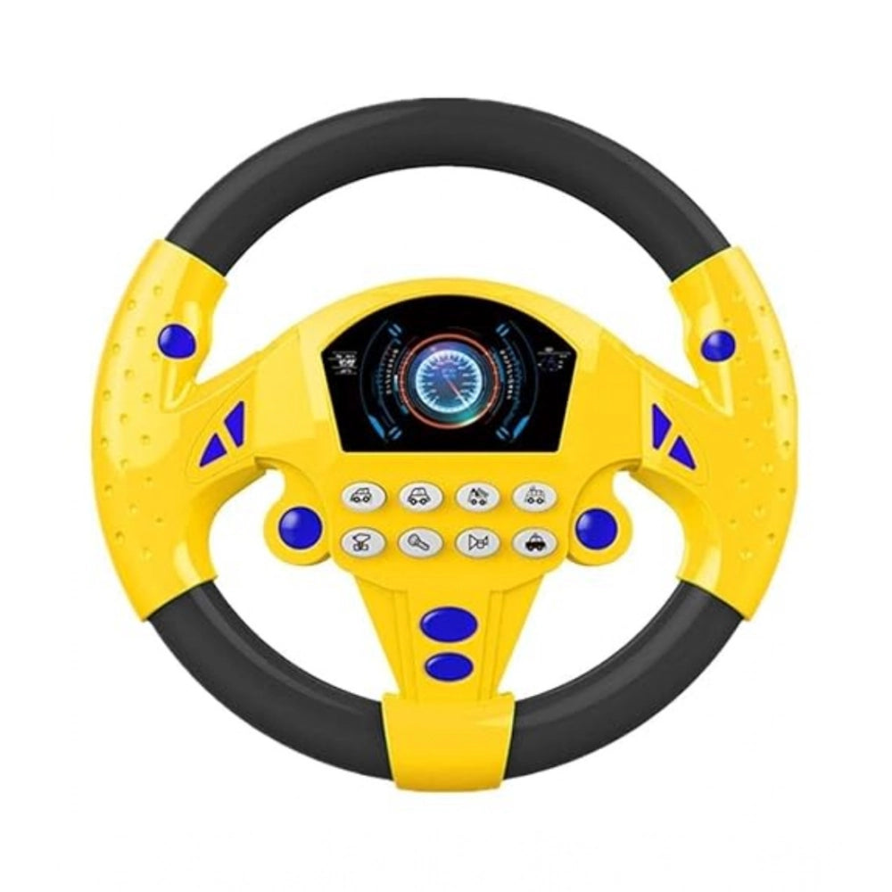 Generic Plastic Steering Wheel Driving Controller Toy (Multicolor) Main image