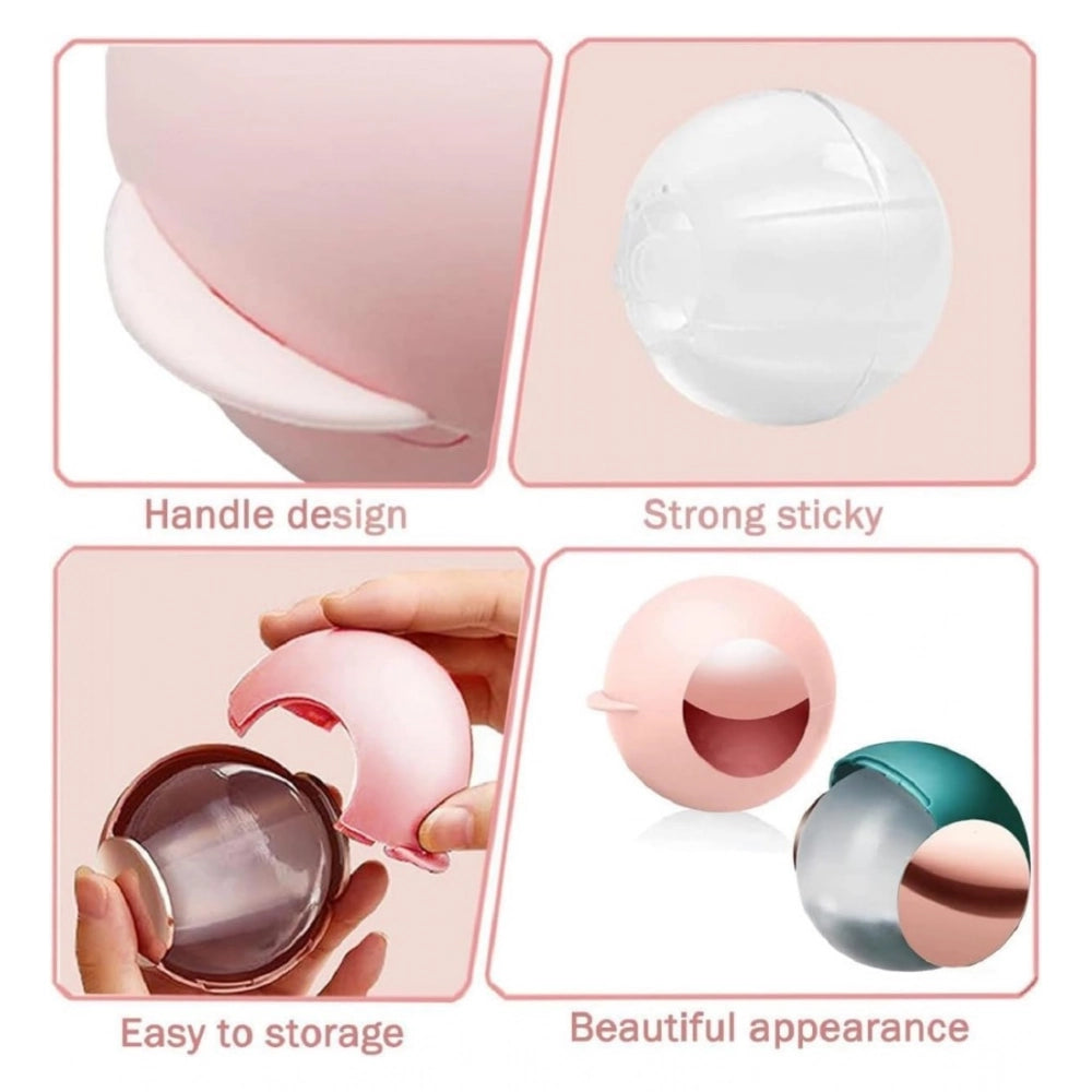 Generic Plastic Remover Sticky Ball for Clothes Gel Lint Roller (Maroon) Secondary image