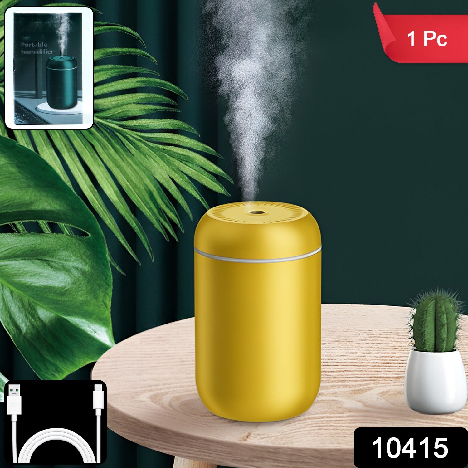 USB Mini Air Humidifier – Portable, Quiet Mist Diffuser for Home Secondary image