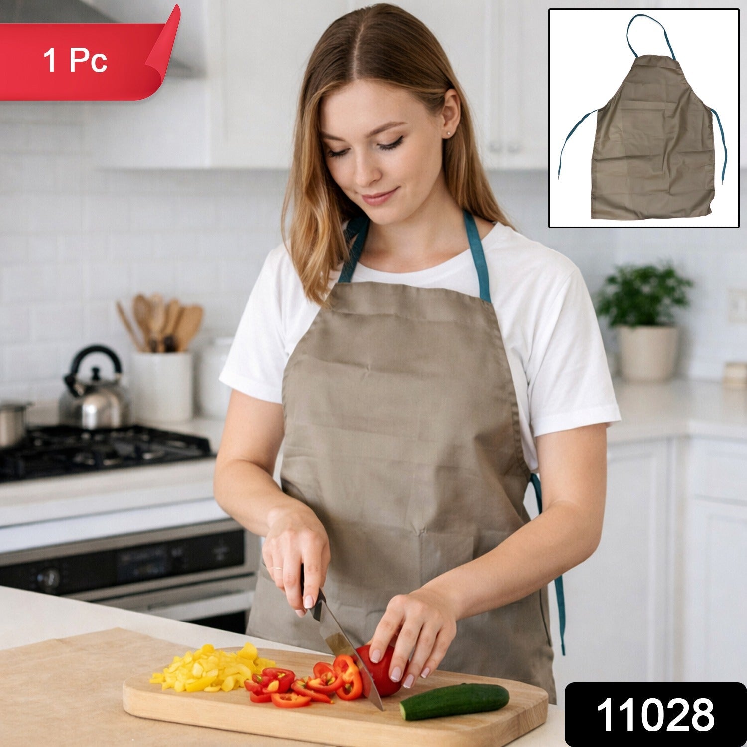 Cooking Apron – Full Coverage & Adjustable Multipurpose Kitchen Apron Secondary image