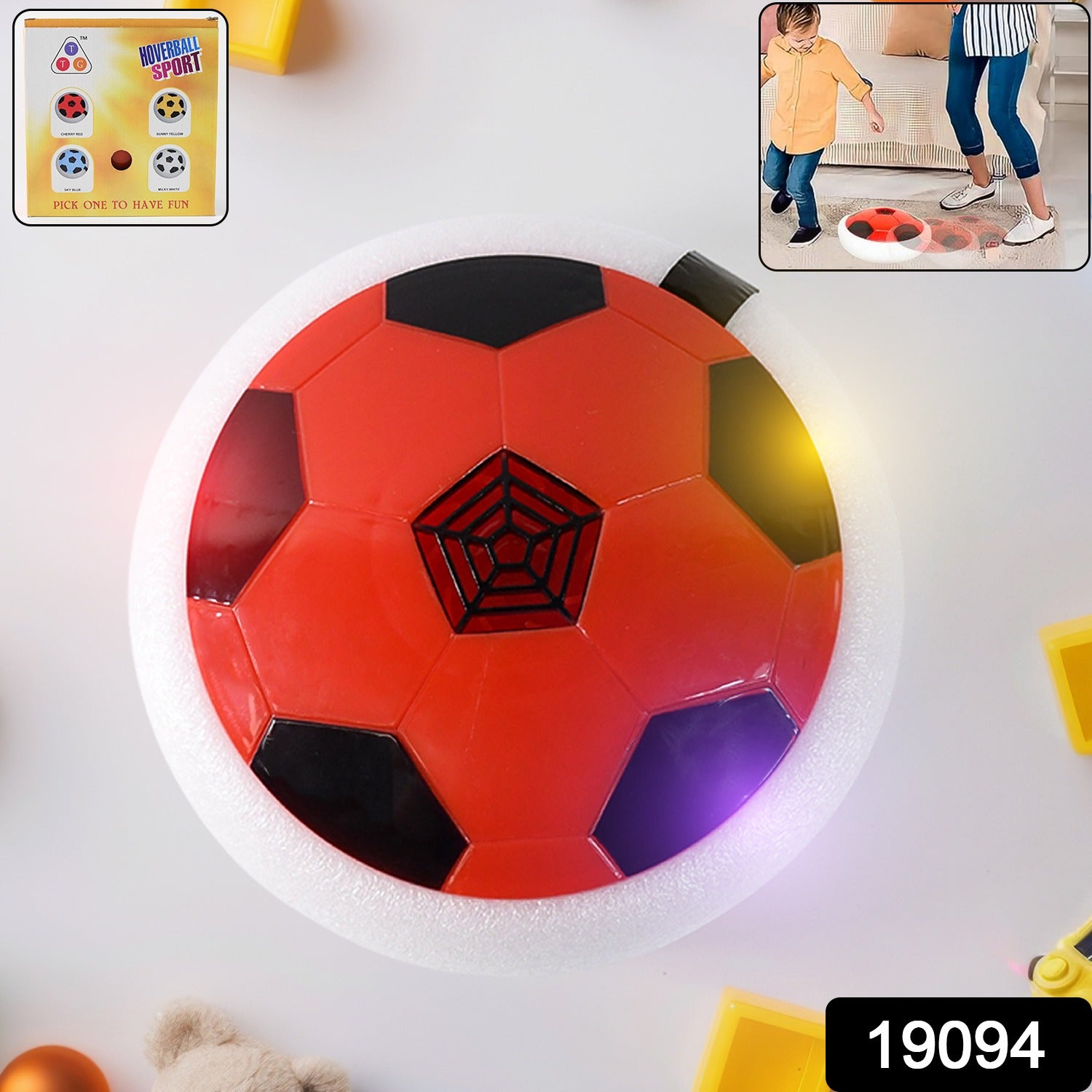 Hover Soccer Ball Toy – Safe Indoor Play with Foam Bumper Secondary image