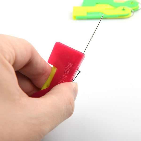 Multicolor automatic needle threader on a clean white background. Main image