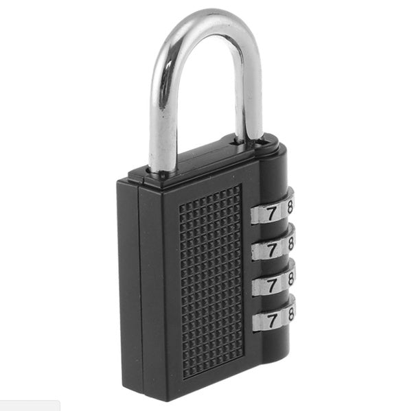 Durable 4-Digit Combination Padlock with secure metal build. Main image