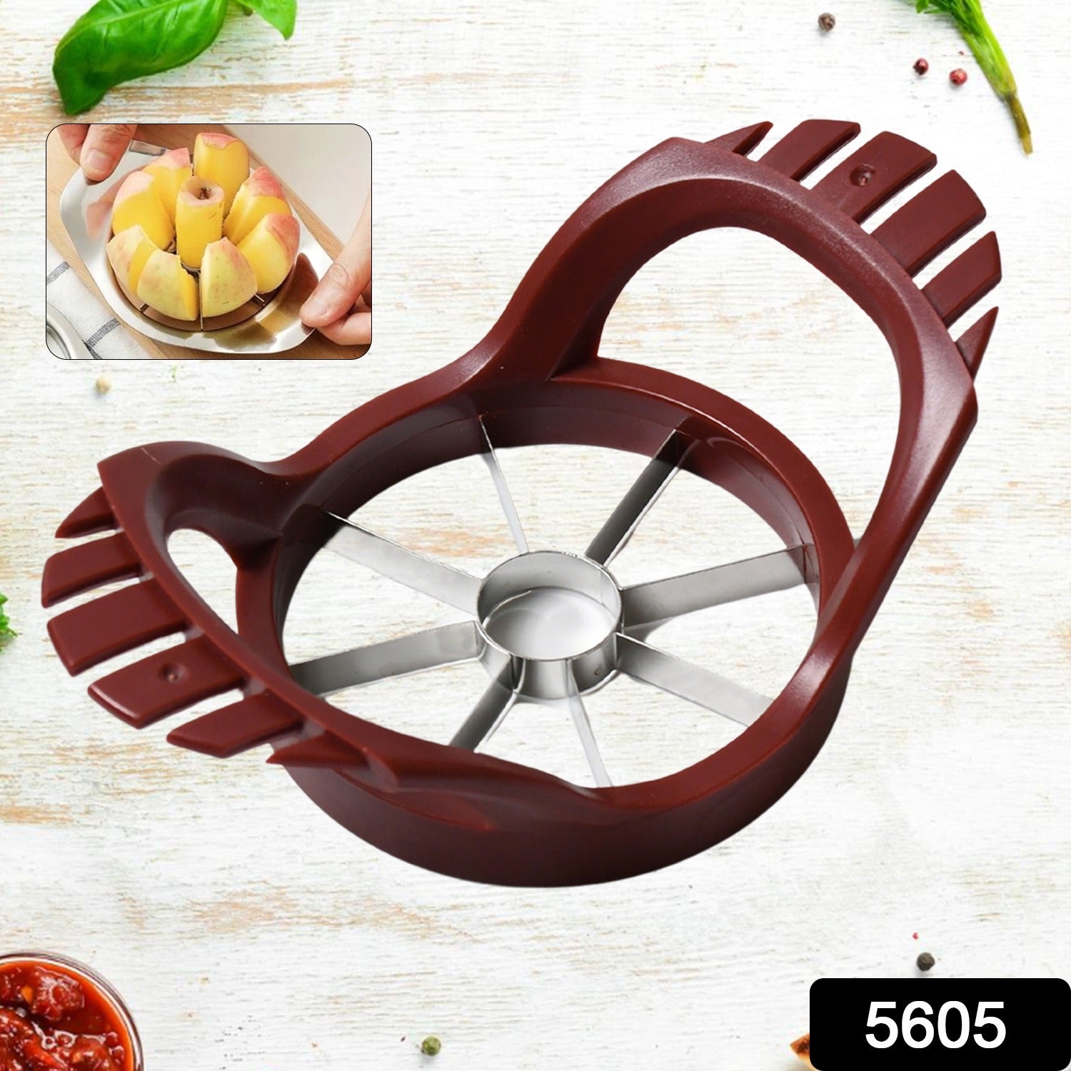 Apple Slicer – Stainless Steel Fruit Divider & Core Remover | Indo Glow Secondary image