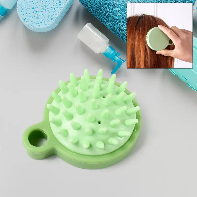 Comb Scalp Massage Brush, Hair brush, Hair Comb, Shower Brush, Bath Massage Brush, Small Portable Brush Washable Massage Comb Bath Shampoo Massages Effectively Remove Loose Short Hair Secondary image