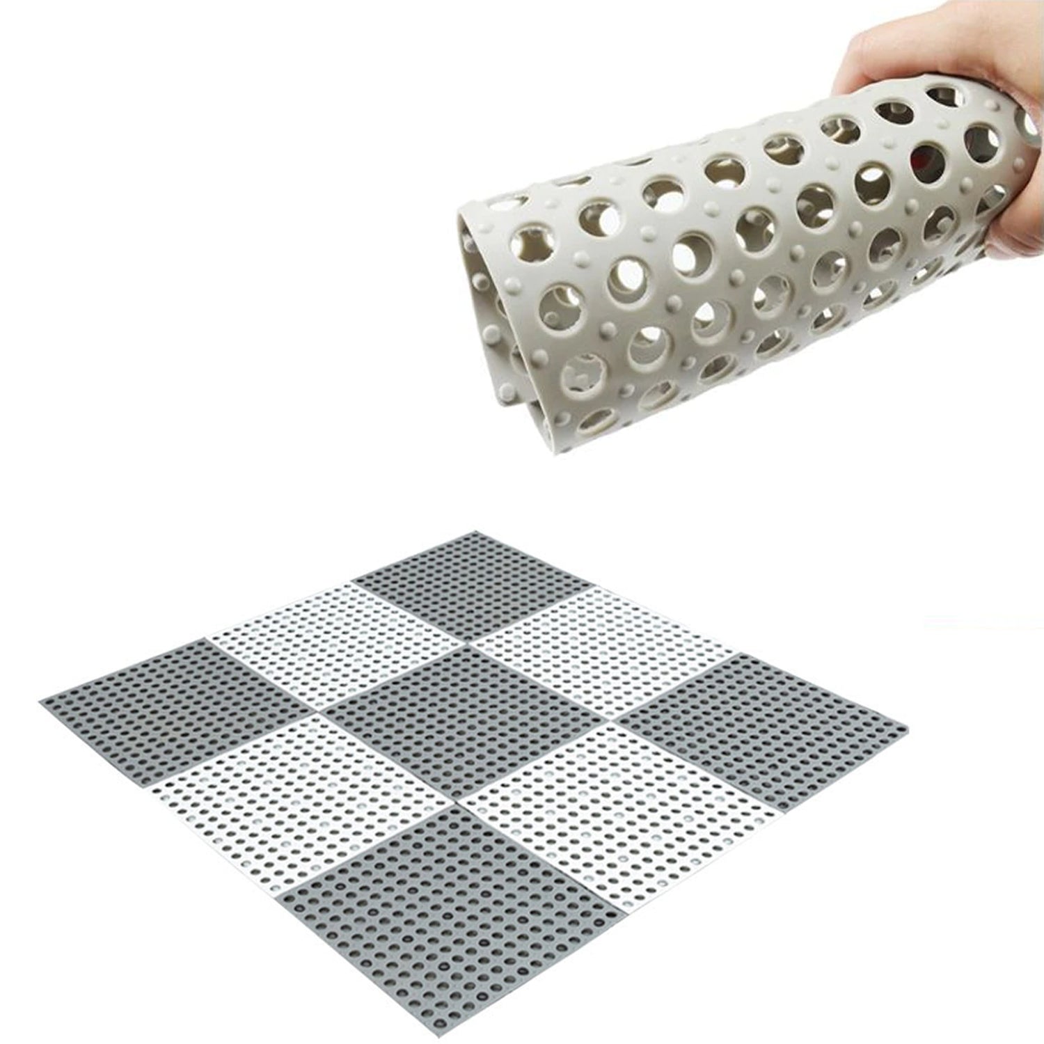 Bath Anti-Slip Mat – Bathroom Safety Mat 26x26 cm | Mini Bubbles Secondary image