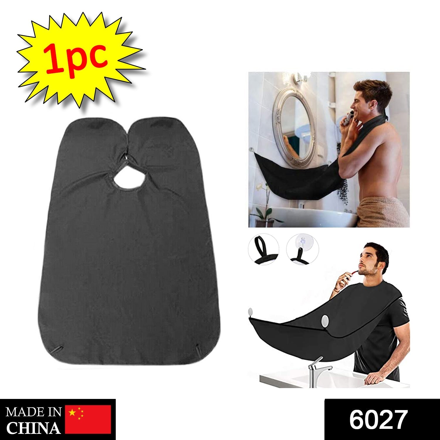 Beard Apron for No-Mess Grooming & Hair Clippings | PureBeard Secondary image