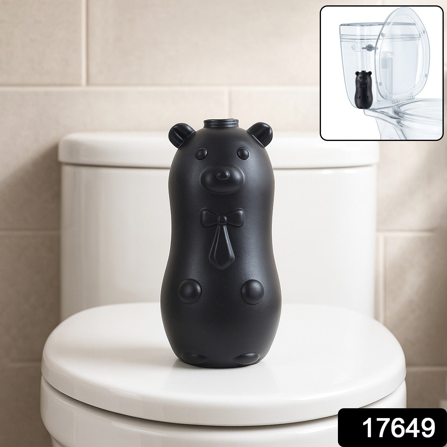 Bear Shaped Toilet Tank Cleaner – Automatic Flush Freshener Secondary image