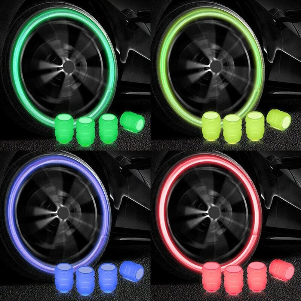 Luminous Tire Valve Stem Caps Set Main image