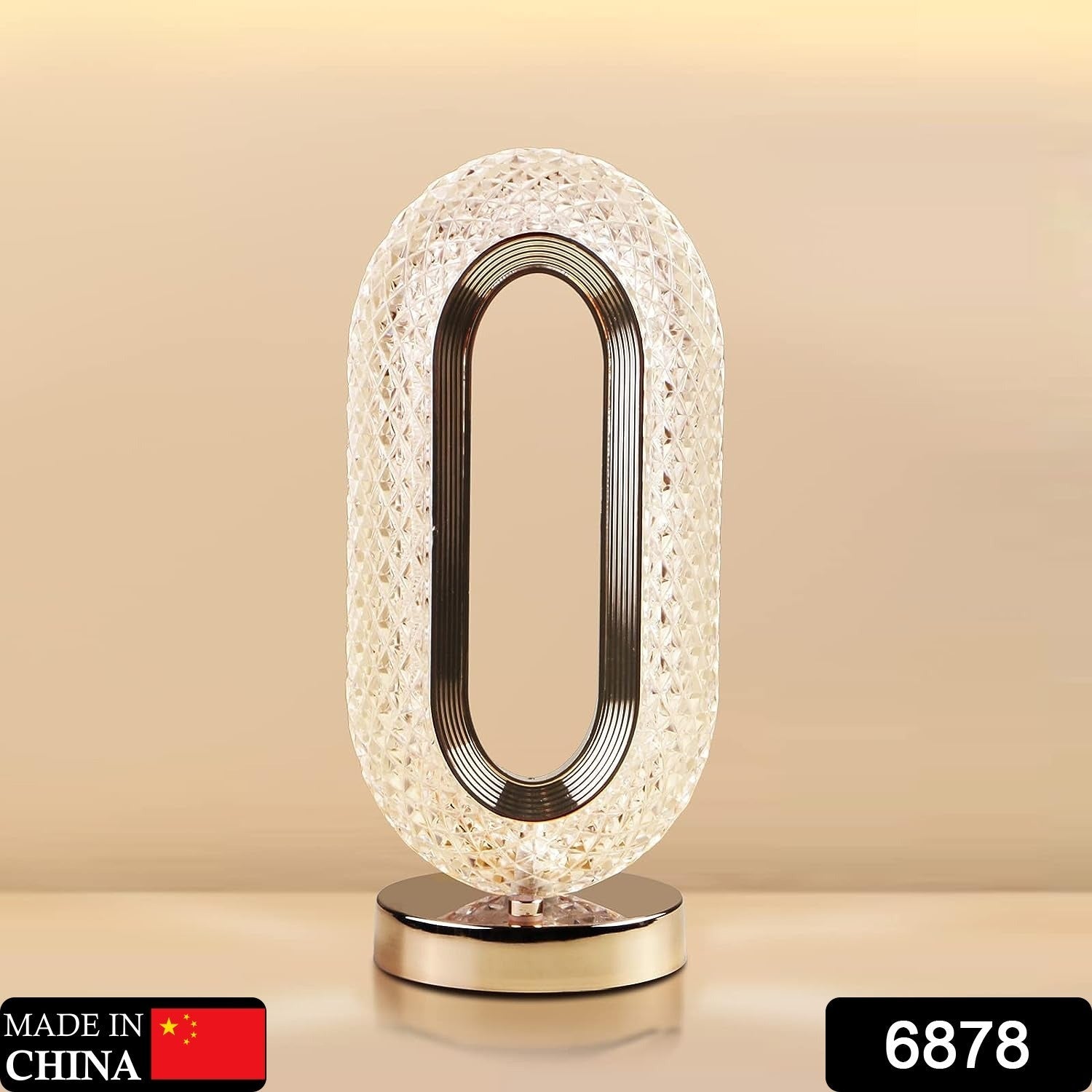 Crystal Table Lamp – 3-Way Dimmable Touch Control | Styleva Secondary image