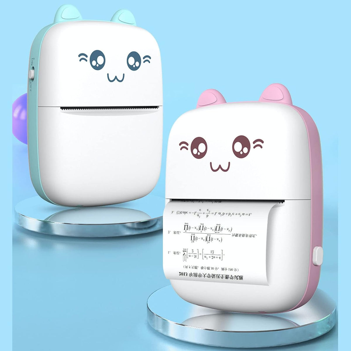 Voltronic Pocket Mini Printer, a compact wireless thermal printer, displayed on a white background. Main image