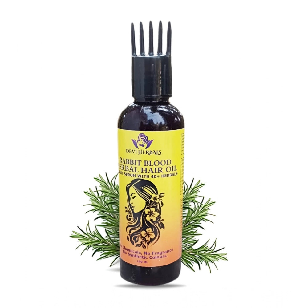 Generic Devi Herbels Rabbit Blood Herbal 100 ML Hair Oil - Men's And Women's Hair Growth Oil Main image