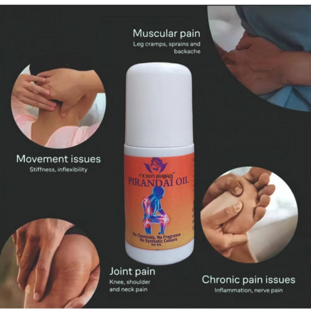 Generic Devi Herbal Pirandai Pain Relief 50 ML Oil - Natural, Chemical-Free Oil Secondary image