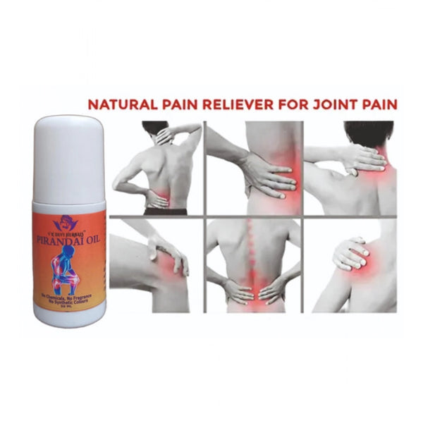 Generic Devi Herbal Pirandai Pain Relief 50 ML Oil - Natural, Chemical-Free Oil