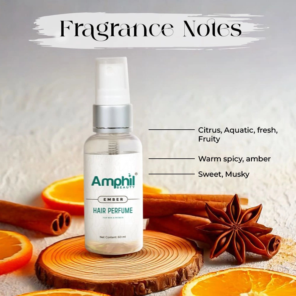 Generic Amphil beauty Ember Unisex Hair perfume 60 ml | Alcohol free | Water based | Paraben Free Secondary image