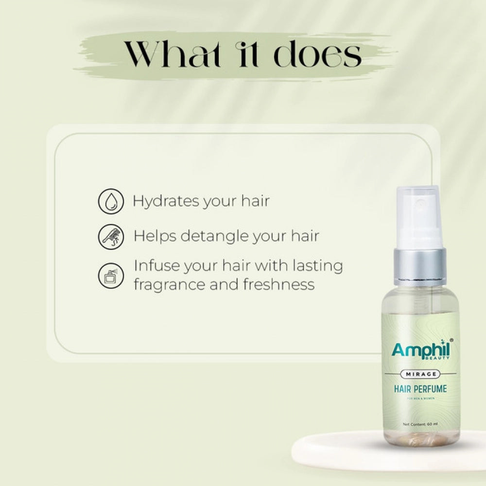 Generic Amphil beauty Mirage Unisex Hair perfume 60 ml | Alcohol Free | Water Based | Paraben Free Secondary image