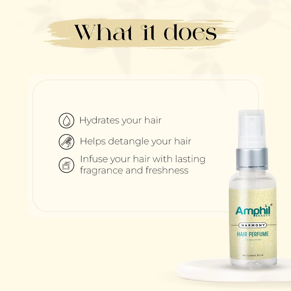 Generic Amphil beauty Harmony Unisex Hair perfume 60 ml | Alcohol Free | Water Based | Paraben Free Secondary image