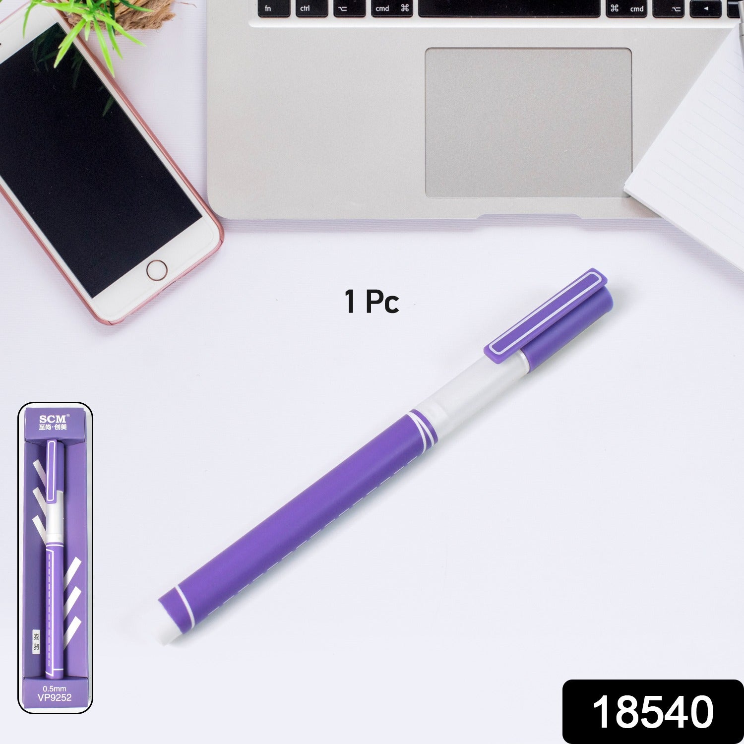Black Gel Pen 0.5mm Fine Tip – Smooth Precise Writing Secondary image