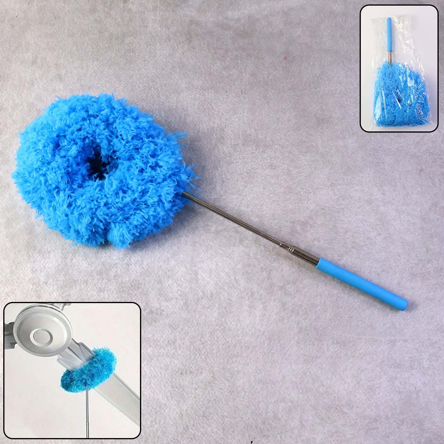 Extendable Microfiber Cleaning Duster – 83.5 cm Soft Round Head Secondary image