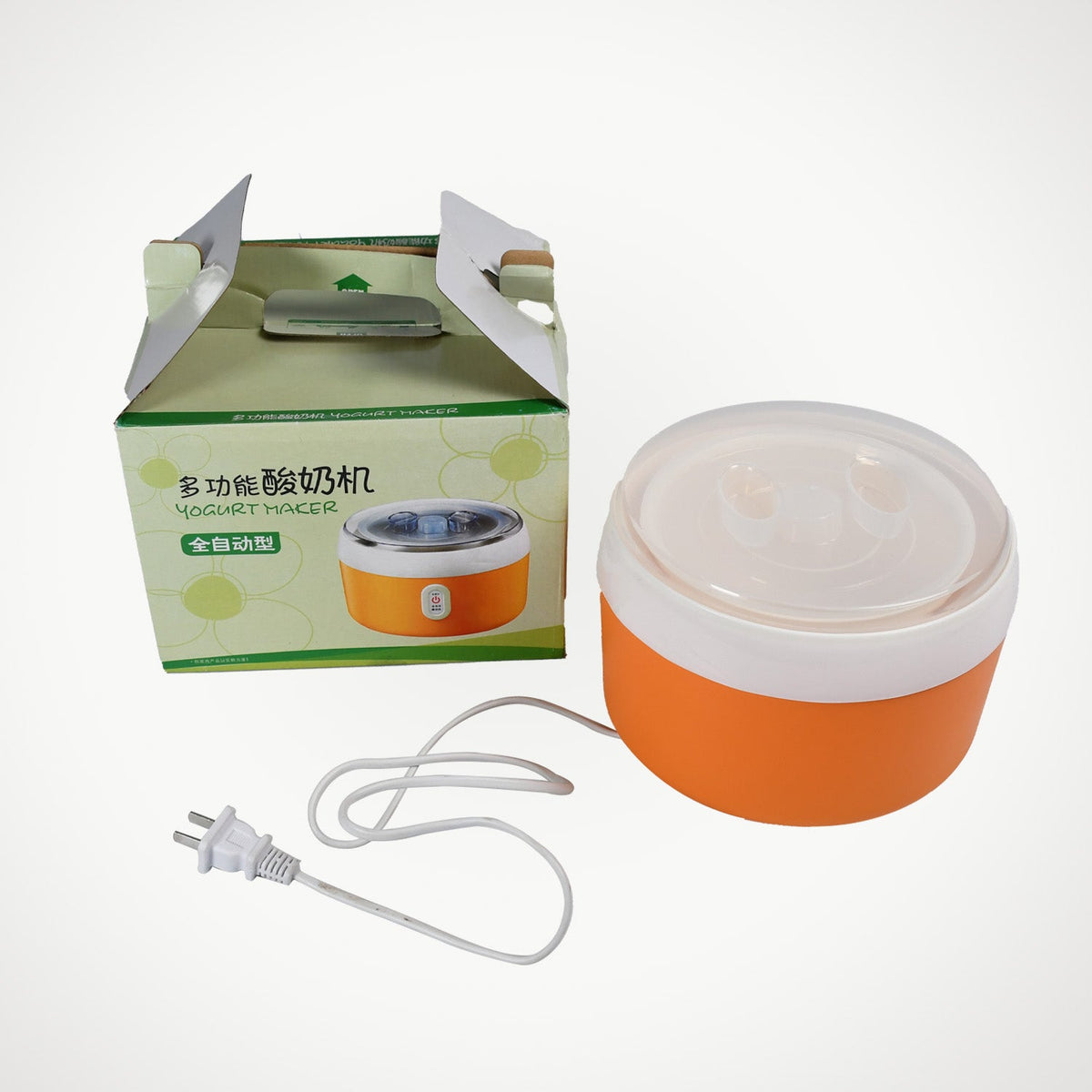 Front view of Chef’s Embrace automatic electronic yogurt maker with 1L plastic container Main image