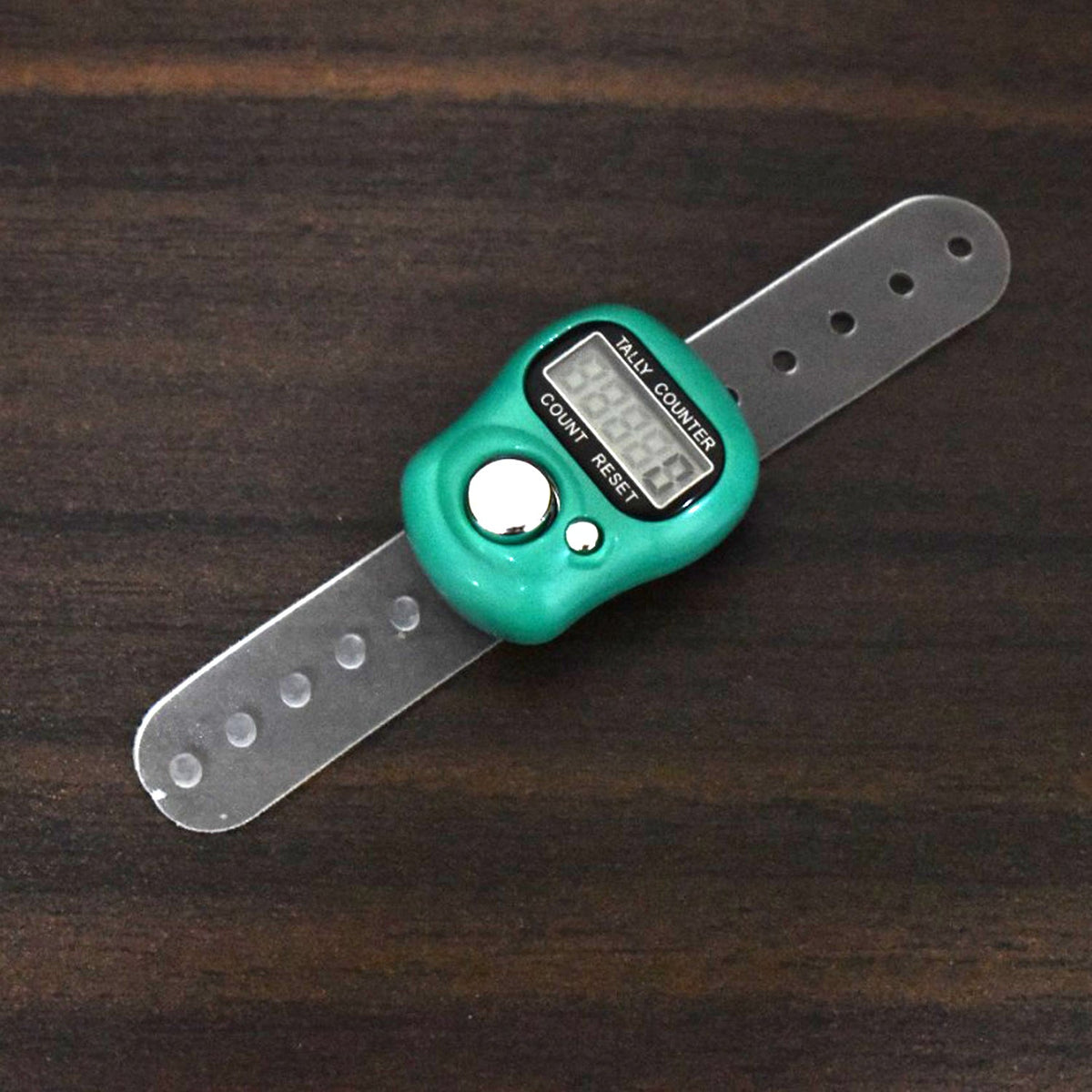Compact electronic tally counter for various counting tasks, showing its ergonomic design. Main image