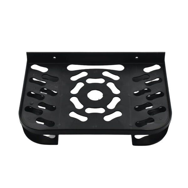 Wall-mounted Set Top Box Stand from , neatly holding a DTH receiver and remote.