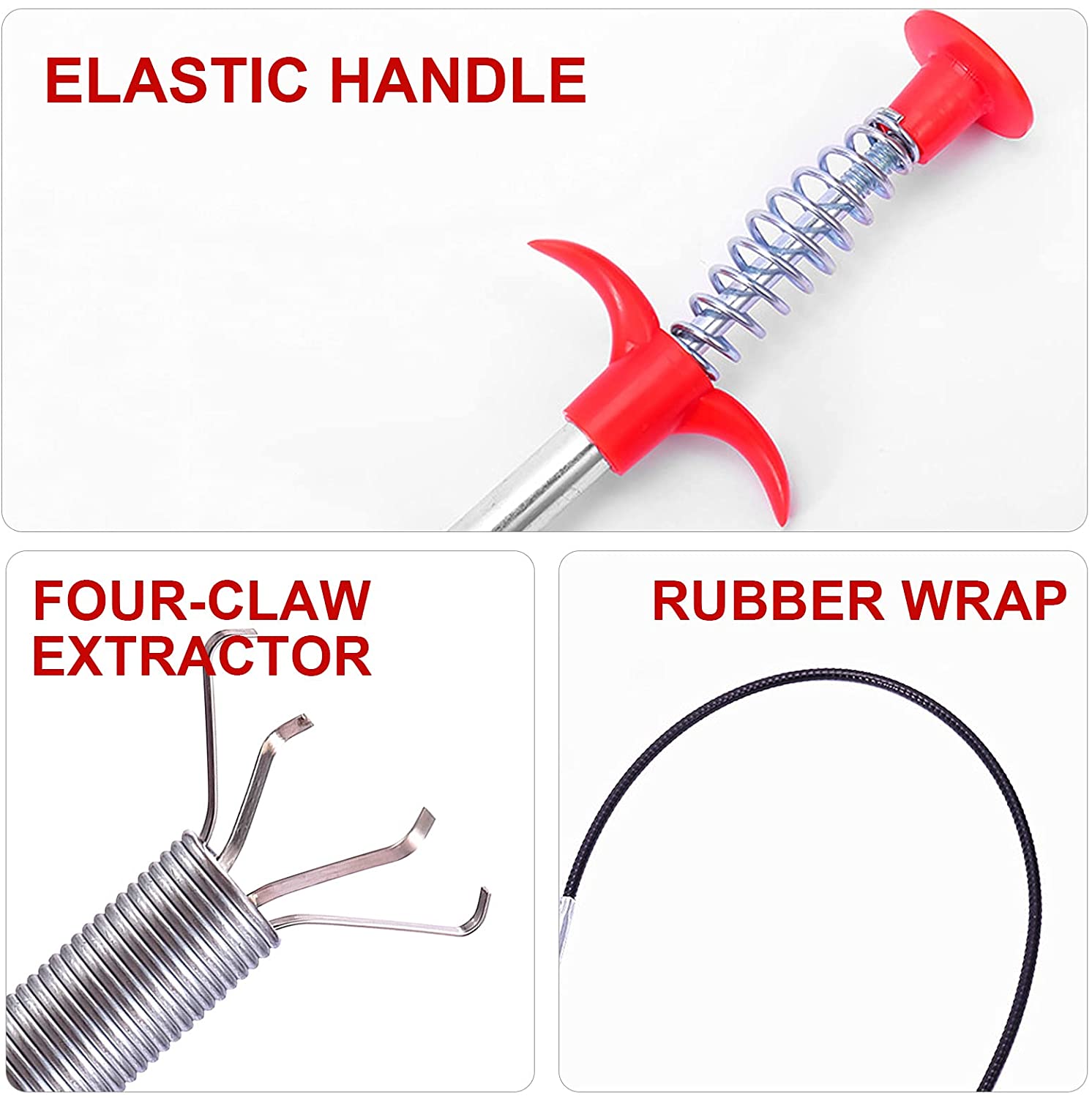 Drain Cleaner Tool – 290cm Flexible Pipe Clog Remover | ToolMate Pro Secondary image