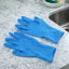 Blue reusable hand protection gloves ideal for kitchen tasks