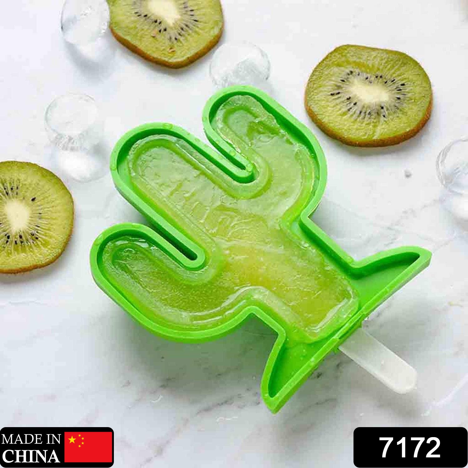 Cactus Silicone Ice Cream Mold – Fun DIY Treats | ChillPour Secondary image