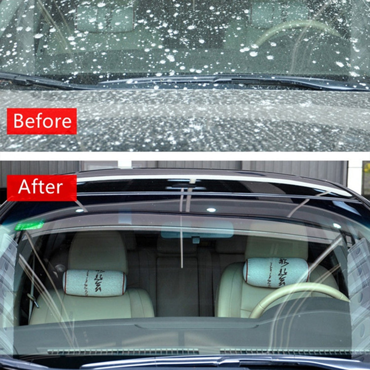 Effervescent car wiper detergent tablets to keep windshield clear Main image