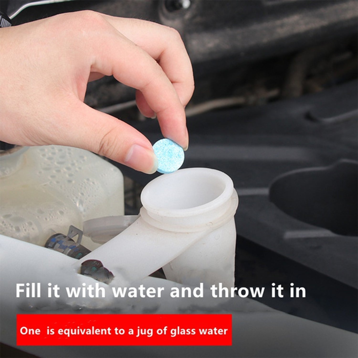 Car Wiper Detergent Tablets – Clear Windshield & Wiper Care Secondary image
